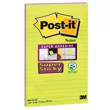PostIt Super Sticky note paper Rectangle Multicolour 45 sheets
