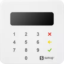 Smart Card Readers | SumUp Air smart card reader White | In Stock | Quzo UK