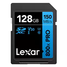 Lexar Professional 800x Pro SD Card 128G