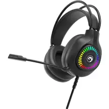Marvo | Marvo H8325 Akari 40 USB 2.0 Wired Gaming RGB Headset (Black)
