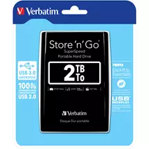 New Arrivals &amp; Just In | Verbatim Store 'n' Go USB 3.0 Portable Hard Drive 2TB Black