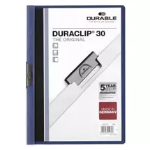 Durable | Durable Duraclip 30 report cover PVC Blue, Transparent