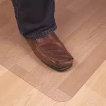 Furniture Floor Protector Mats | Floortex 118923ER furniture floor protector mat Transparent