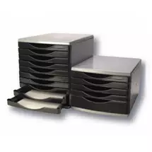 Desk Drawer Organizers | Q-CONNECT KF02254 desk drawer organizer Plastic Black