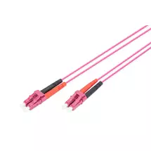 Violet | Digitus Fiber Optic Multimode Patchcord, OM4, LC / LC
