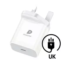 Top Brands | DEQSTER 602000140 mobile device charger Universal White AC Fast