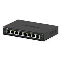 Netgear Network Switches | NETGEAR GS308E Managed L2/L3 Gigabit Ethernet (10/100/1000) Black