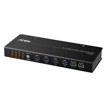 Aten Kvm Switch | ATEN 8X4 USB 3.1 Switch With PSU | In Stock | Quzo UK