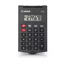 Calculators | Canon AS-8 calculator Pocket Display Grey | In Stock