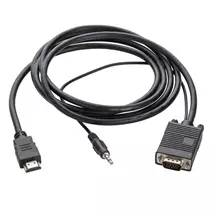 Video Cable | connektgear 2M HDMI to VGA Monitor Connector Cable with Audio. Cable