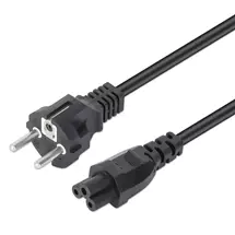 Manhattan Mains Power Cord/Cable, Euro 2pin (CEE 7/4 Schuko) plug to
