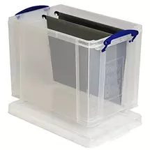 File Storage Boxes | Really Useful Boxes UB19LC file storage box Transparent