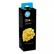 HP Ink Cartridges | HP 31 70-ml Yellow Original Ink Bottle | In Stock | Quzo UK