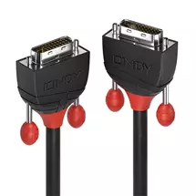Audio Cables | Lindy 2m DVID Dual Link Cable, Black Line. Cable length: 2 m,
