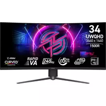 UltraWide Quad HD | MSI MPG 346CQRF X24 computer monitor 86.4 cm (34") 3440 x 1440 pixels