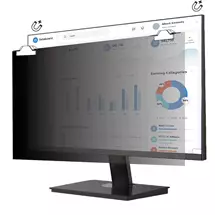 V7 Privacy Screen Filter | V7 PS240WAM display privacy filter 61 cm (24") Monitor Frameless