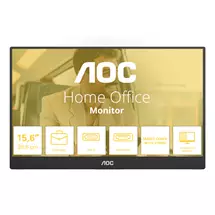 New Arrivals &amp; Just In | AOC 16T20E2 portable TV/monitor Portable monitor Black 39.6 cm (15.6")