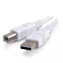 C2g  | C2G 3m USB 2.0 A/B Cable USB cable USB A USB B White