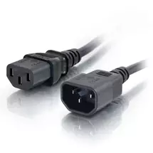 C2g Power Cables | C2G 5m 18 AWG Computer Power Extension Cord (IEC320C13 to IEC320C14).