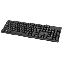 Mechanical Keyboard | Manhattan Keyboard UK USB Wired, Standard Qwerty layout, Black, Full