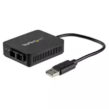Startech Networking Cards | StarTech.com USB to Fiber Optic Converter  100Mbps  USB 2.0 to Fiber