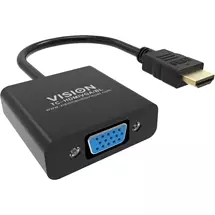 Top Brands | Vision TCHDMIVGA/BL video cable adapter 0.23 m HDMI Type A (Standard)