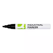 Qconnect | Q-CONNECT Chisel tip Industrial marker – Black | Quzo UK