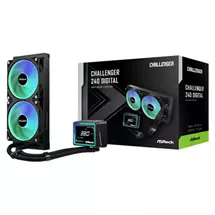 New Arrivals &amp; Just In | ASRock Challenger 240 Digital AIO Liquid CPU Cooler, 240mm Radiator,