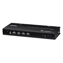 Aten Kvm Switch | ATEN 2-Port USB 4K HDMI Dual-Display KVMP Switch (Cables included)