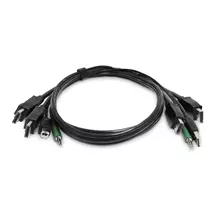 StarTech.com 6ft (1.8m) DualDisplayPort KVM Cable, USB 2.0, 3.5mm