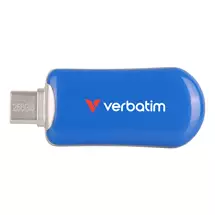 New Arrivals &amp; Just In | Verbatim Plectra USB-C Blue 256GB | In Stock | Quzo UK