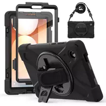 Techair TAXSGA043HS Samsung Tab A11 military grade drop protection rugged case with hand & shoulder strap