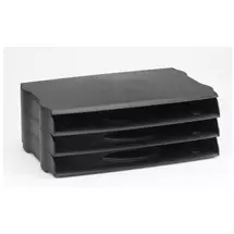 Letter Trays | Avery DR800BLK desk tray/organizer Plastic Black | Quzo UK