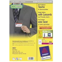 Avery Visitors Badge | Avery 4825 identity badge/badge holder 16 pc(s) | Quzo UK