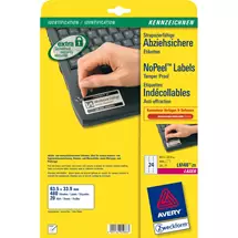 Security Labels | Avery L6146-20 self-adhesive label White 480 pc(s)
