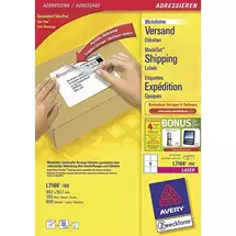 Labels | Avery L7166-100 self-adhesive label White 600 pc(s)
