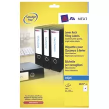 Avery File Spine Labels | Avery J8171-25 self-adhesive label White 100 pc(s)