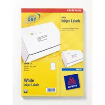Labels | Avery J8168-25 addressing label White | Quzo UK