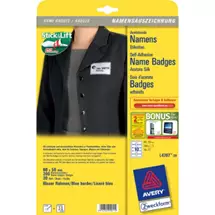 Avery Visitors Badge | Avery L4787-20 printer label White | Quzo UK