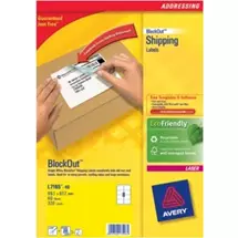 Address Labels | Avery L7165-40 addressing label White | Quzo UK