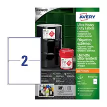 Product Labels | Avery B3655-50 self-adhesive label Rectangle Permanent White 100 pc(s)