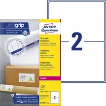 Avery Large Labels | Avery L7168100 selfadhesive label Rectangle Permanent White 200