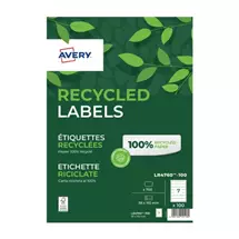 Avery File Spine Labels | Avery LR4760100 selfadhesive label Rectangle Permanent White 700