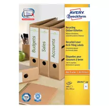Avery File Spine Labels | Avery LR4761100 selfadhesive label Rounded rectangle Permanent White