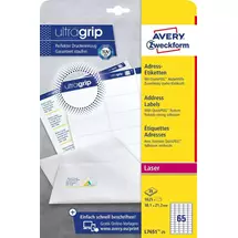 Paper | Avery L7651-25 addressing label Self-adhesive label White
