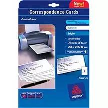 Avery Specialist Papers | Avery Compliments Slips White Inkjet DIN Long printing paper