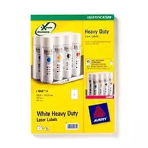 Large Labels | Avery Heavy Duty Laser Labels White | Quzo UK