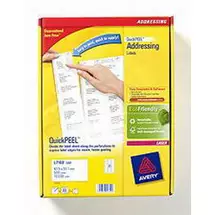 Address Labels | Avery QuickPEEL White FSC | In Stock | Quzo UK