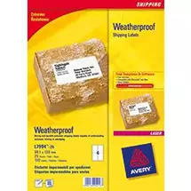 Labels | Avery Weatherproof Shipping Labels self-adhesive label White 100 pc(s)