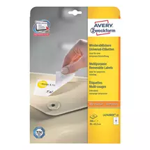 Address Labels | Avery White Removable Labels | Quzo UK